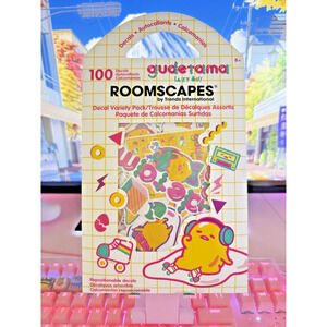Sanrio Gudetama Stickers The Lazy Egg Roomscapes 100 Decals Variety Pack 2024